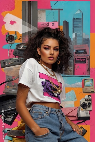 Retro fashion of 90s vintage style || Nostalgic lifestyle reference || Cool, stylish 90s old times nostalgic lifestyle