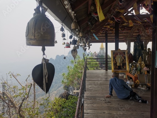 Wat Chaloem Phra Kiat Phrachomklao Rachanusorn. Sky Pagoda. North Thailand, near ChiangMai