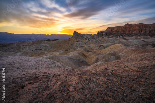 sunset at zabriskie point in death valley national park, california, usa © Christian B.