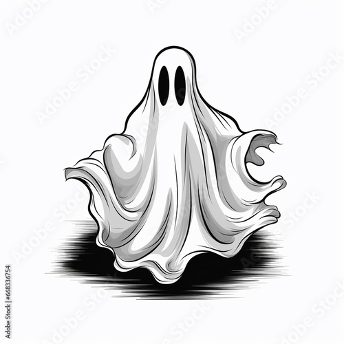 Halloween Ghost Background photo