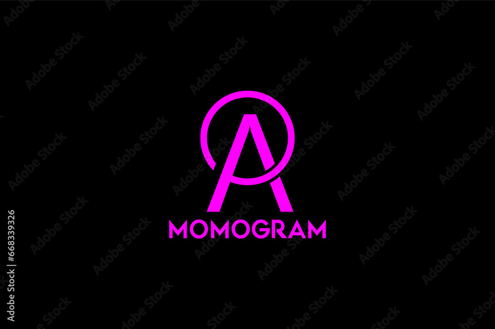 Creative Luxury, monogram, Latter, A O logo design Creative Luxury, monogram, Latter, A O logo design
