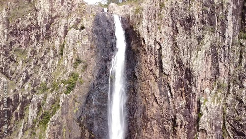 Drone Footage of Wallaman Falls in Girringun National Park, Queensland, Australia