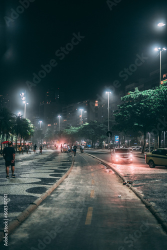 Copacabana a noite - Rio de Janeiro