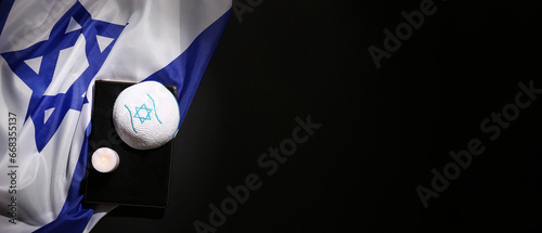 Torah, Jewish hat, burning ...