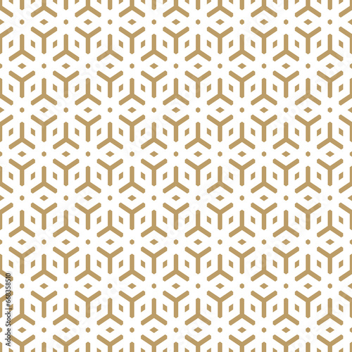 Abstract geometric pattern with hexagons, rhombuses. A seamless background . png isolated on transparent background.