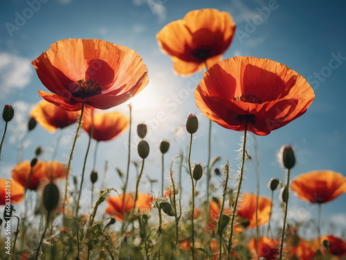 field of poppies