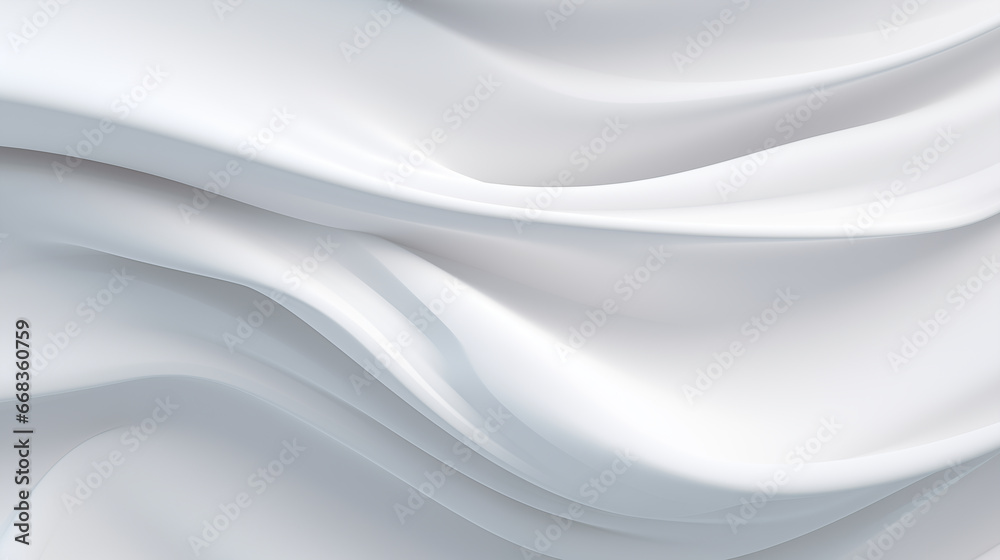 Obraz premium White Abstract wave Background with linen texture