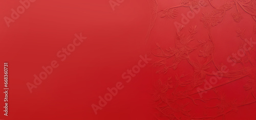 January 22, Chinese New Year, Spring Festival, red papercutart, background, banner, place for text photo