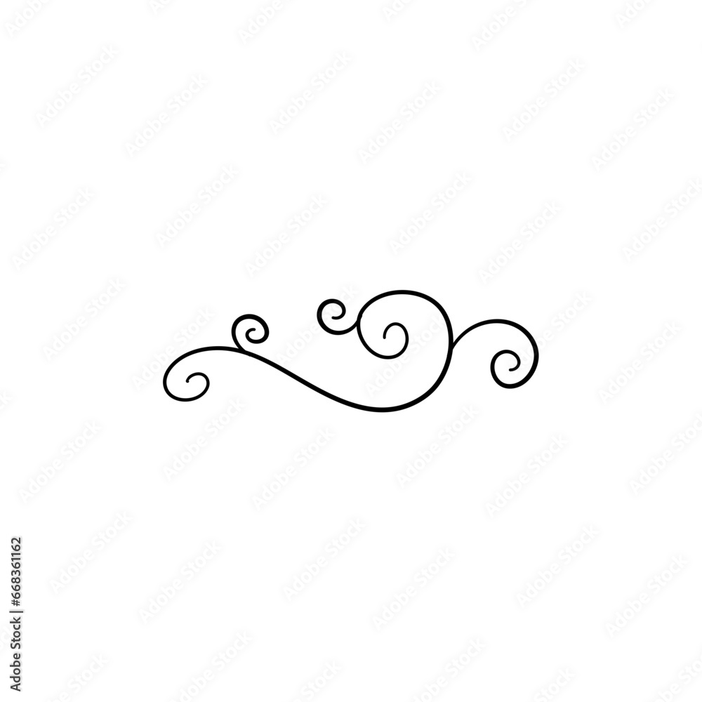 flourish swirls vector. decorative elements. flourish swirls vector. decorative elements.
