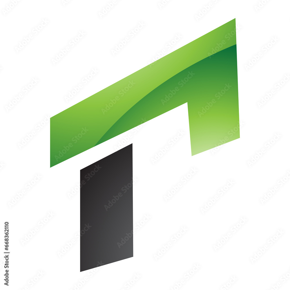 Green and Black Glossy Rectangular Letter R Icon Green and Black Glossy Rectangular Letter R Icon