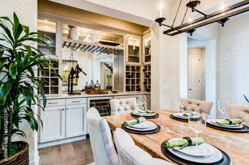 modern luxury interior with staging
