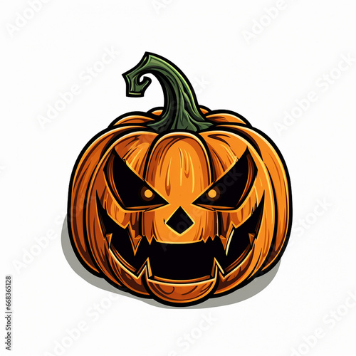 Halloween Pumpkin Mug Design Background