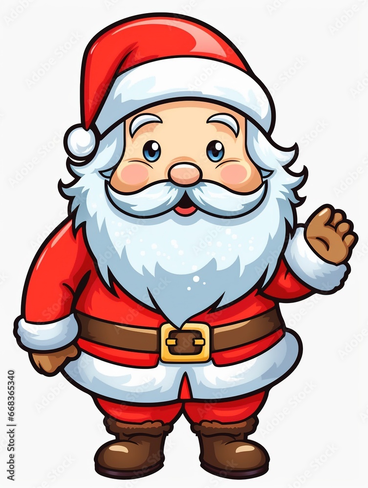 cartoon Christmas Santa Claus vector clipart cartoon Christmas Santa Claus vector clipart