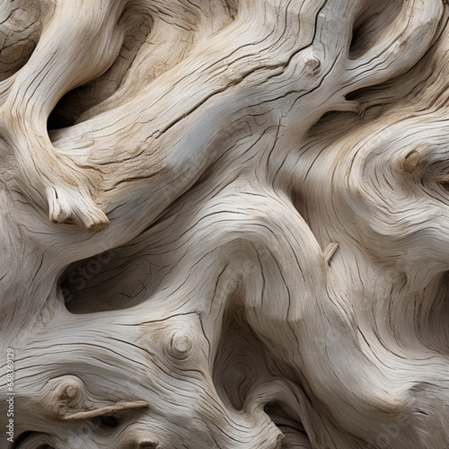 fotografia de primer plano con textura y detalle de troncos de madera con grietas y tonos claros
