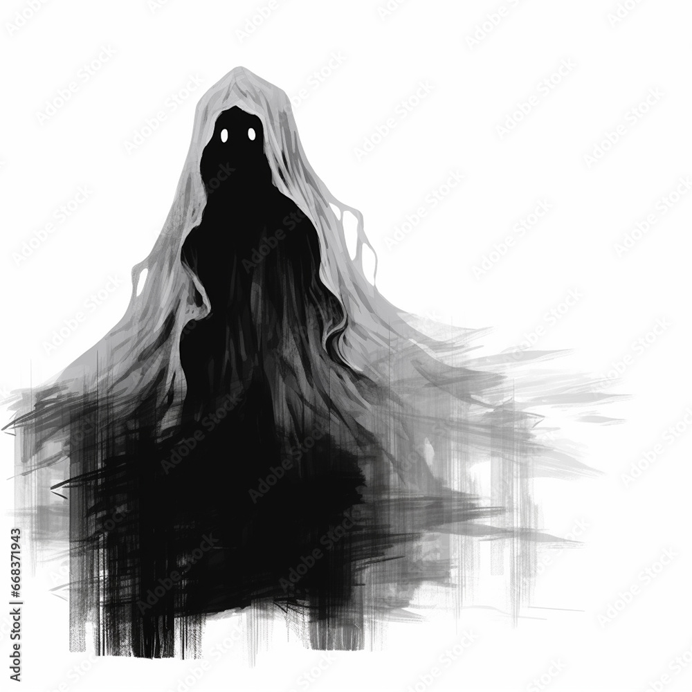 Halloween Ghost Drawing for Video Halloween Ghost Drawing for Video