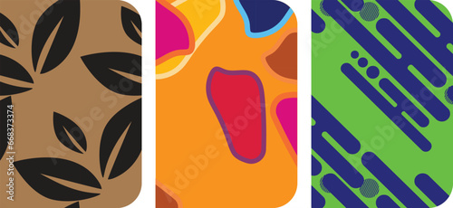colorful feathers and flowers. Perfect design for notebooks, planners, brochures, diaries,  books, catalogs etc. Seamless patterns . 