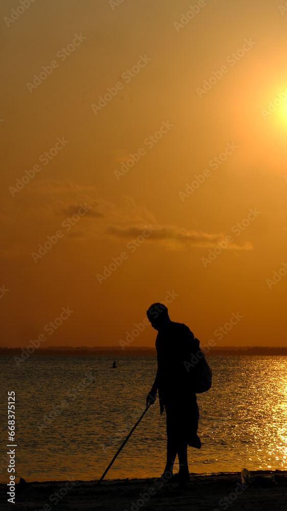 Zanzibar sunset masai
