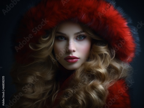 portrait of a woman with red hair © DigitalMuseCreations