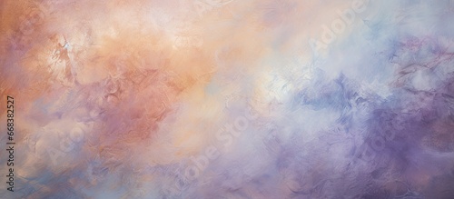 Colorful abstract art background with damask pattern in acrylic pencil beige blue violet and brown