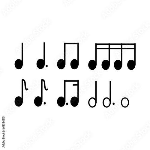 music notes background