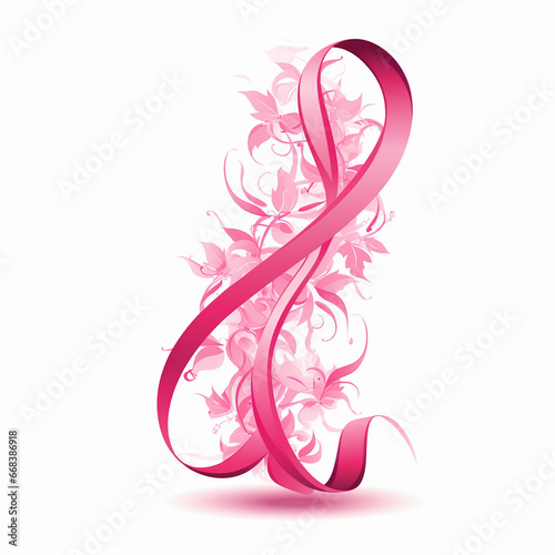 Lush pink ribbon to create a luxurious look