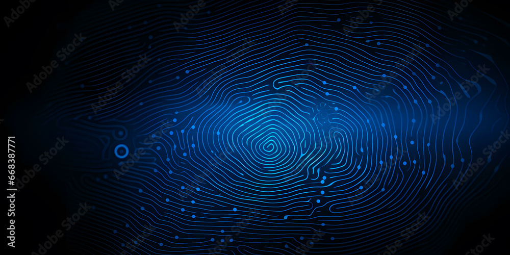 fingerprint in cyber security concept, background, abstract, technology, internet, network, data fingerprint in cyber security concept, background, abstract, technology, internet, network, data