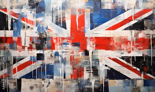 Abstract Union Jack: Creative British Flag Art