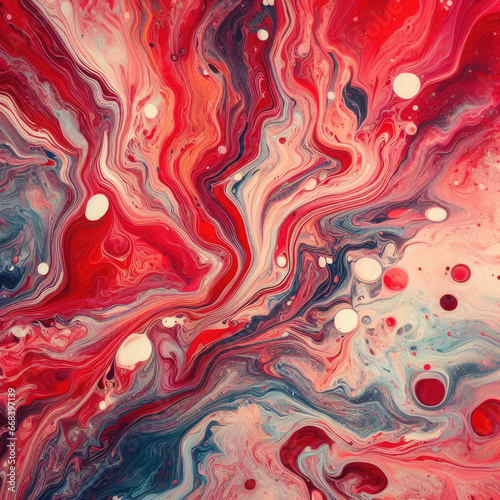 Colorful marble paint. red marble pattern abstract texture, concept graphic resources, generative ai 