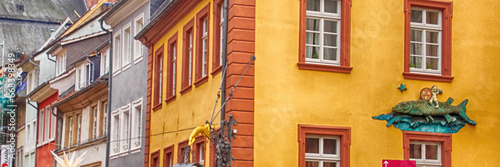 Traditional signs on baroque houses