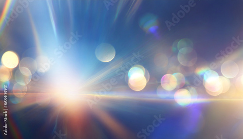 blurred refraction light bokeh or organic flare overlay effect