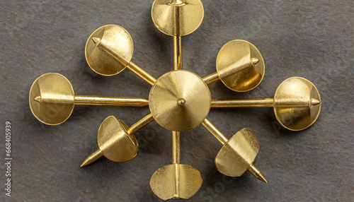 brass tack top view photo