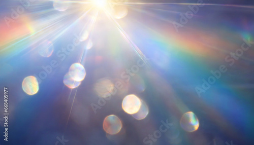 blurred refraction light bokeh or organic flare overlay effect photo
