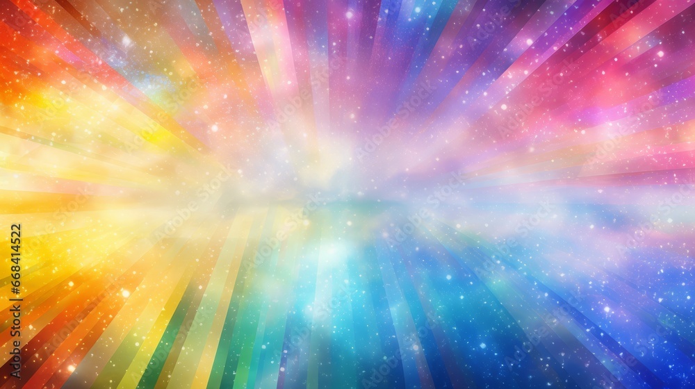 Prism Light Rainbow Overlay: Mesmerizing Sunlight Glitter Background with a Kaleidoscope of Colors and Sparkling Elegance
