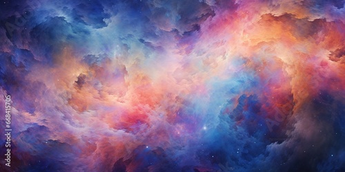 Abstract Celestial Dreamscape: An image resembling an ethereal dreamscape with celestial bodies, galaxies, and cosmic swirls in rich, cosmic hues, offering a sense of wonder