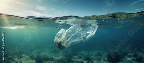 Oceanic plastic pollution