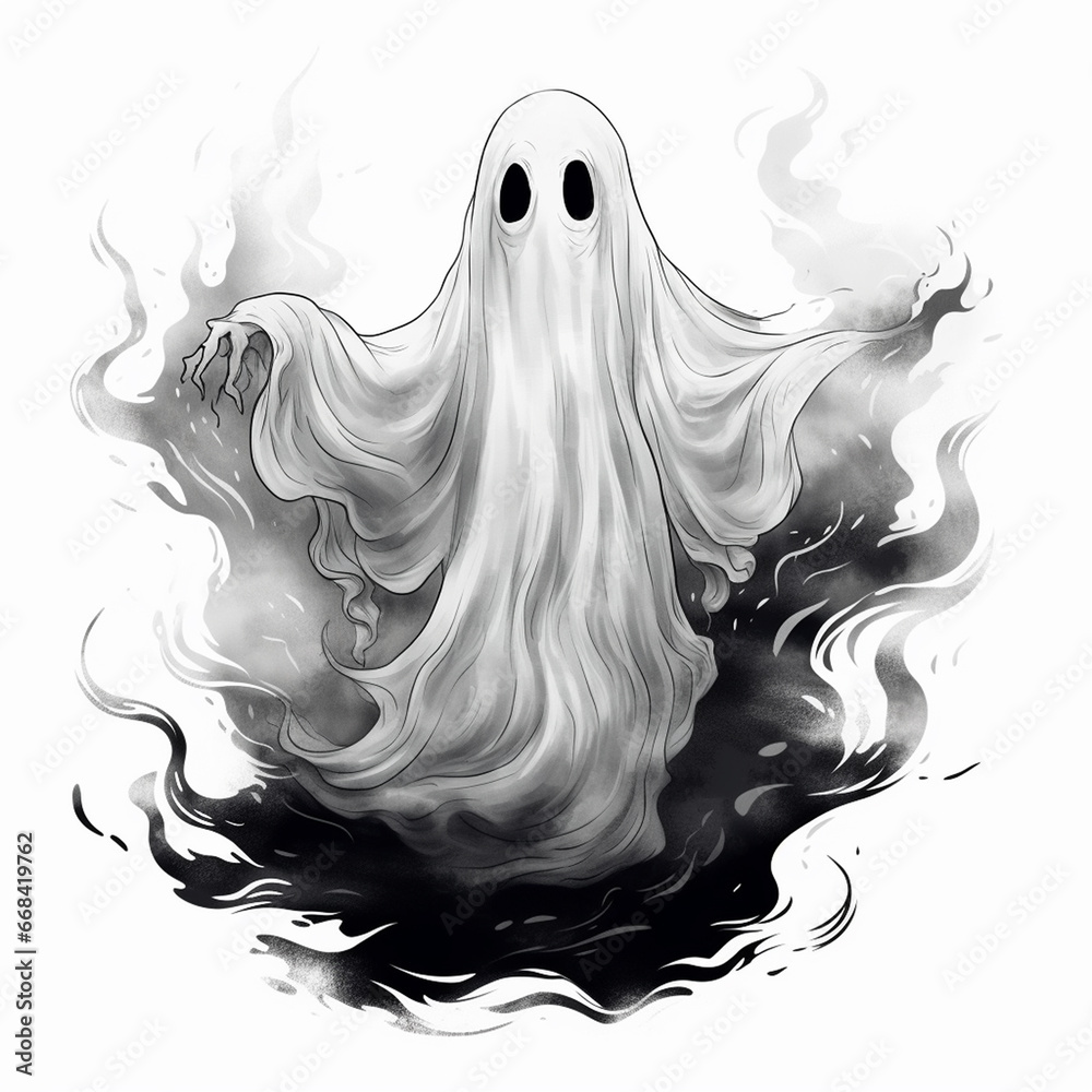 Hand-Drawn Ghostly Creations Whimsical Haunts Hand-Drawn Ghostly Creations Whimsical Haunts