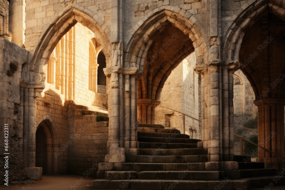 Templar architecture, medieval construction.
