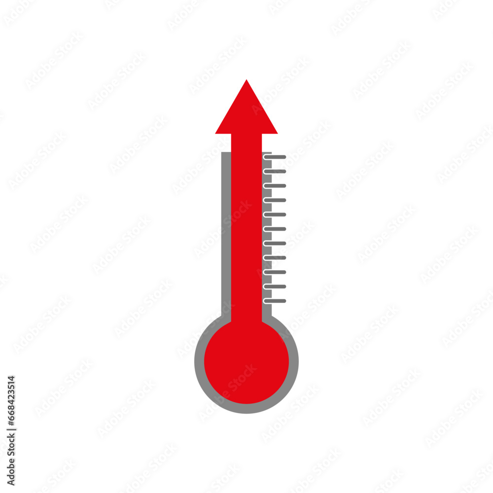 Temperature with thermometer. Vector illustration. EPS 10. Temperature with thermometer. Vector illustration. EPS 10.