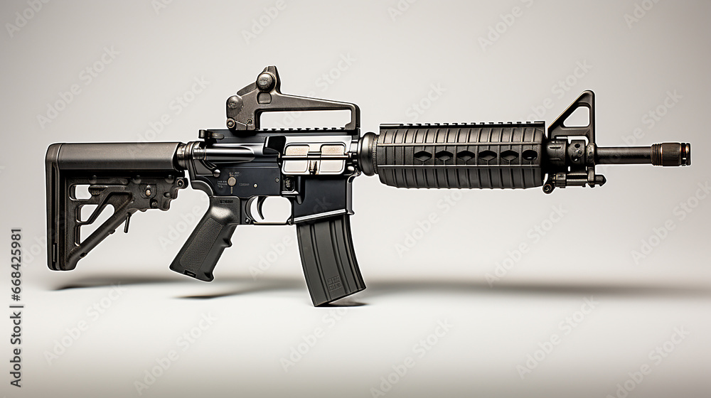 a photo of gun and bullets made with generative AI a photo of gun and bullets made with generative AI
