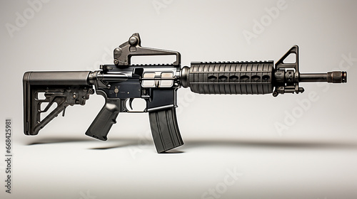 a photo of gun and bullets made with generative AI