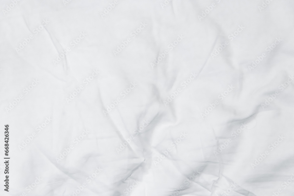 White fabric or wavy fabric for texture and background. White fabric or wavy fabric for texture and background.
