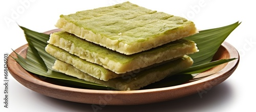 Tepung Gomak consists of rice and green bean flour photo