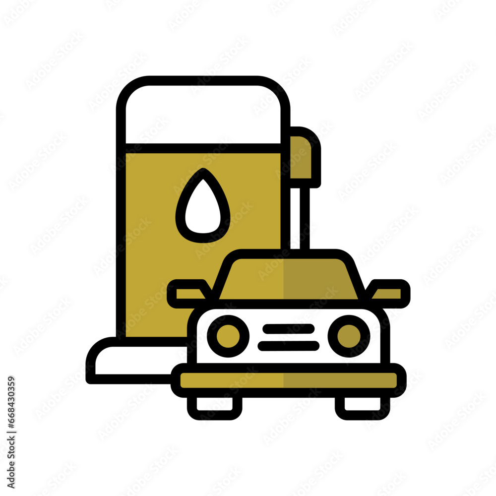 Fuel Pump Icon, Gasoline Pump Illustration Fuel Pump Icon, Gasoline Pump Illustration