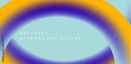 Abstract vector backdrop with fluid, geometric elements. Harmonious blend of form and color, evoking dynamic and captivating visual landscape for wallpaper, banner, background, landing page