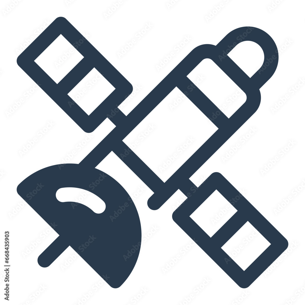 Satellite for Navigation Icon Satellite for Navigation Icon