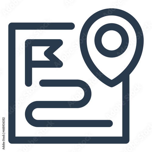 Route Planning Icon