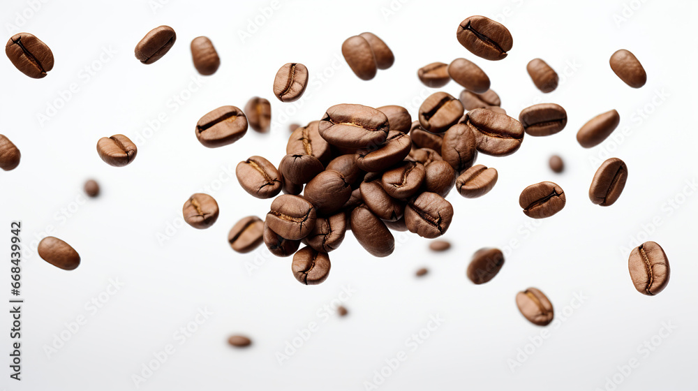 Obraz premium Coffee beans isolated