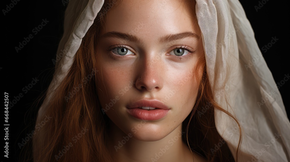 Beautyful young woman portrait Beautyful young woman portrait