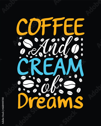 Coffee T-Shirt Design  Coffee tee vector Graphics