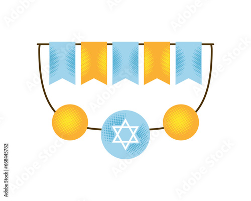 hanukkah jewish wreath